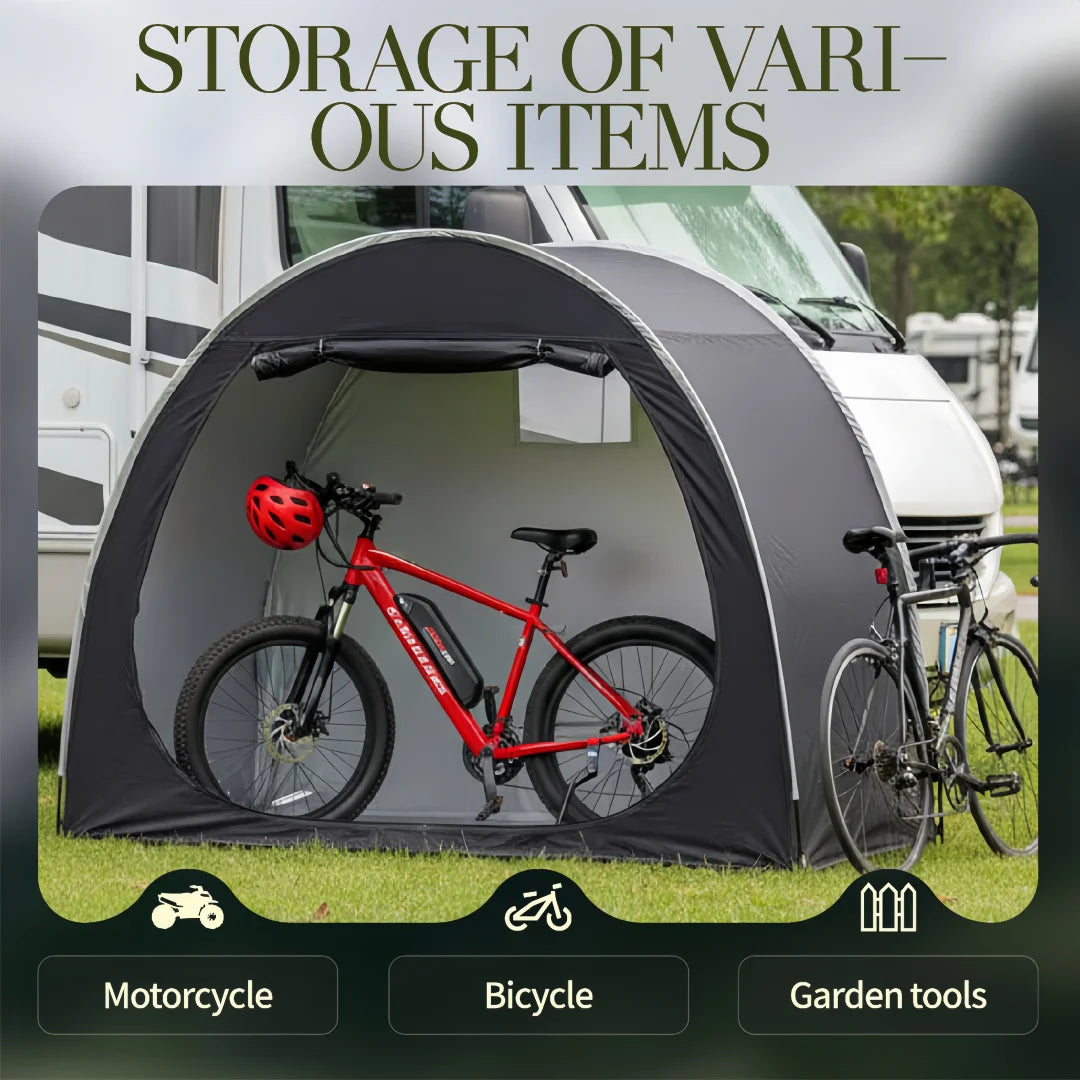 Portable Thickened Oxford Cloth Bike Shelter Tent for Outdoor Travel