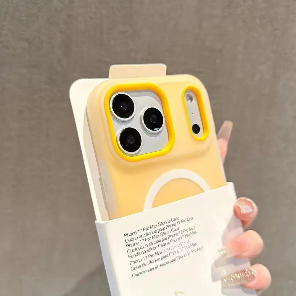 Magnetic Candy Color Wireless Charging Case for iPhone