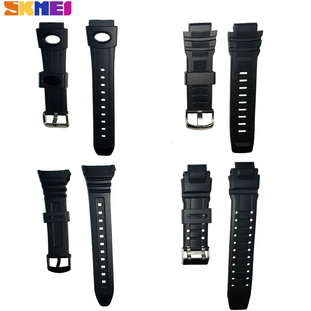 Durable PU/Rubber Watch Bands | Adjustable & Stylish Strap Upgrade