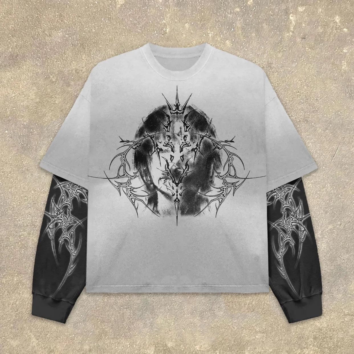 Men's Vintage Gothic Pullover Sweatshirt | Stylish & Cozy