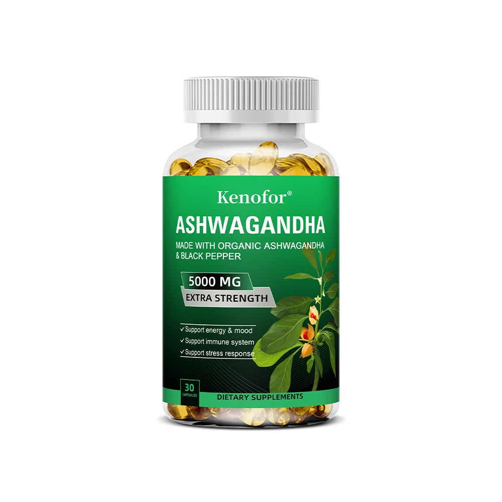 Organic Ashwagandha Extract Capsules | Stress & Energy Support