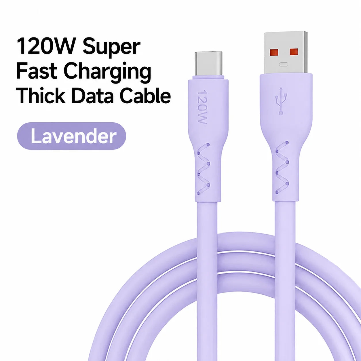 120W Super Fast Charging Cable | Durable USB A to USB C Cable