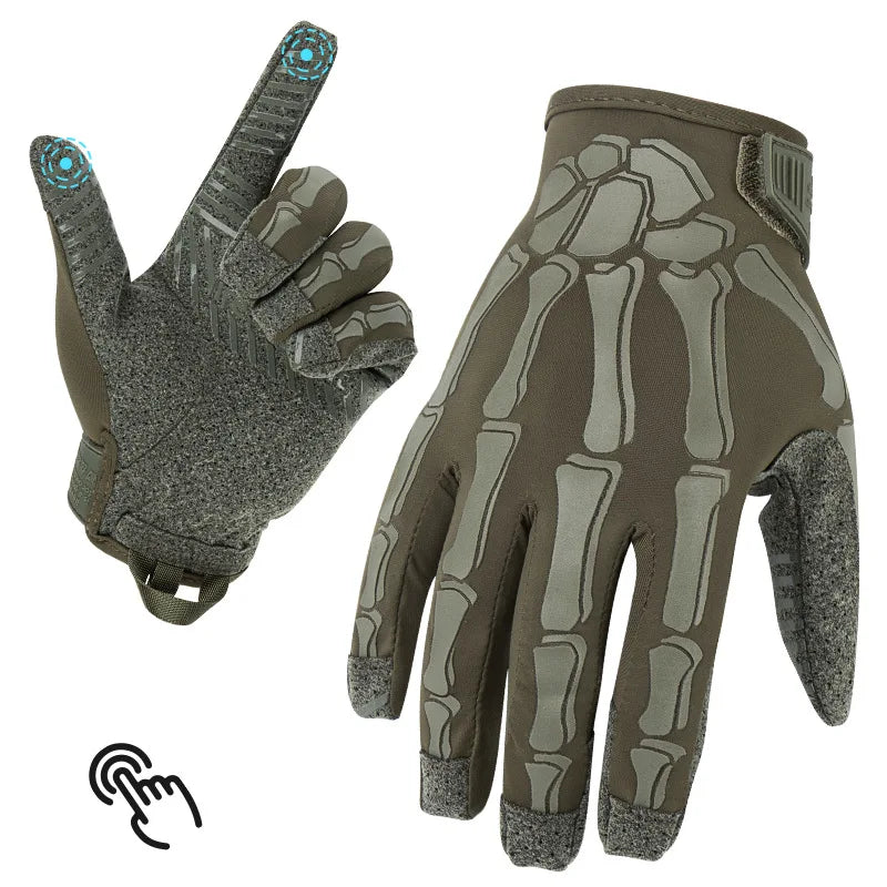 Unisex Touchscreen Motorcycle Gloves | Breathable Tactical Full-Finger