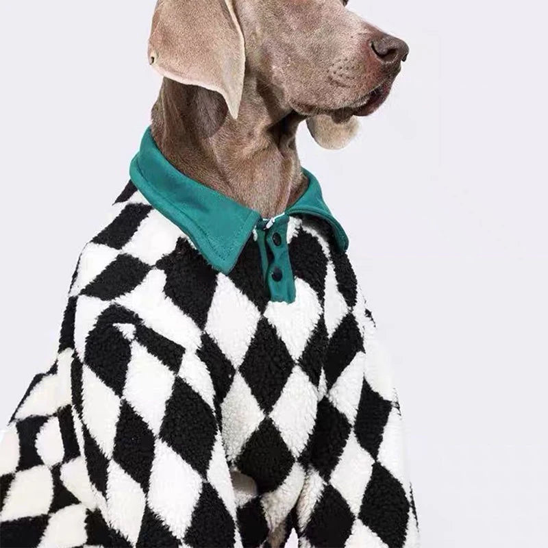 Chaquetas gruesas de forro polar de cordero para mascotas para invierno | Abrigos elegantes para perros