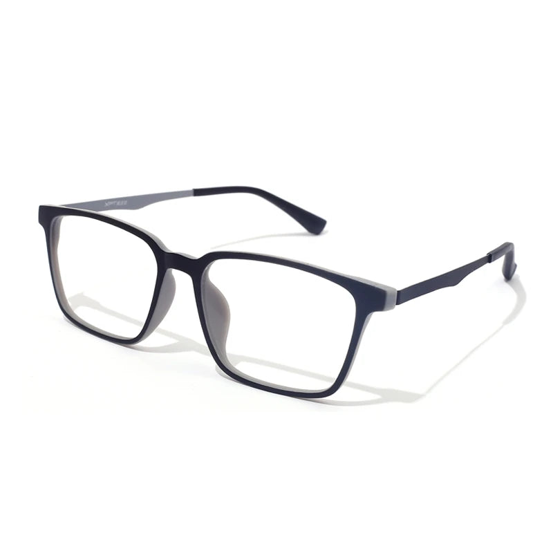 Premium Retro Square Anti Blue Light Prescription Eyewear for Men