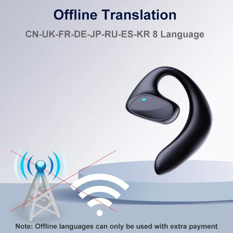 Wireless Language Translator Earbuds | High Accuracy & 144 Languages