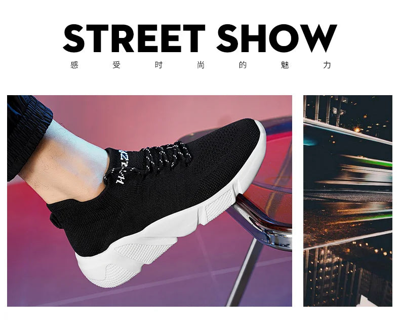 Men's Breathable Sneakers | Comfortable Casual Walking Shoes