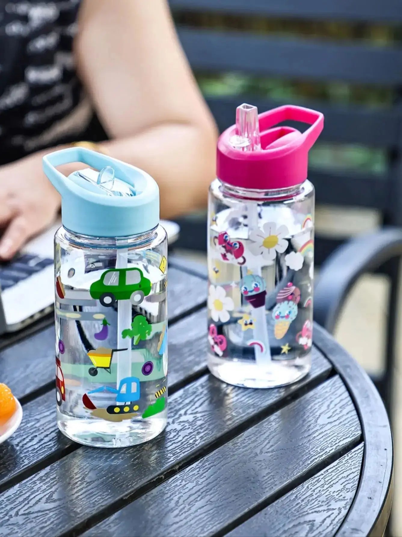 Cute Dinosaur Ice Cream Water Bottle | Portable and Fun for Outdoors