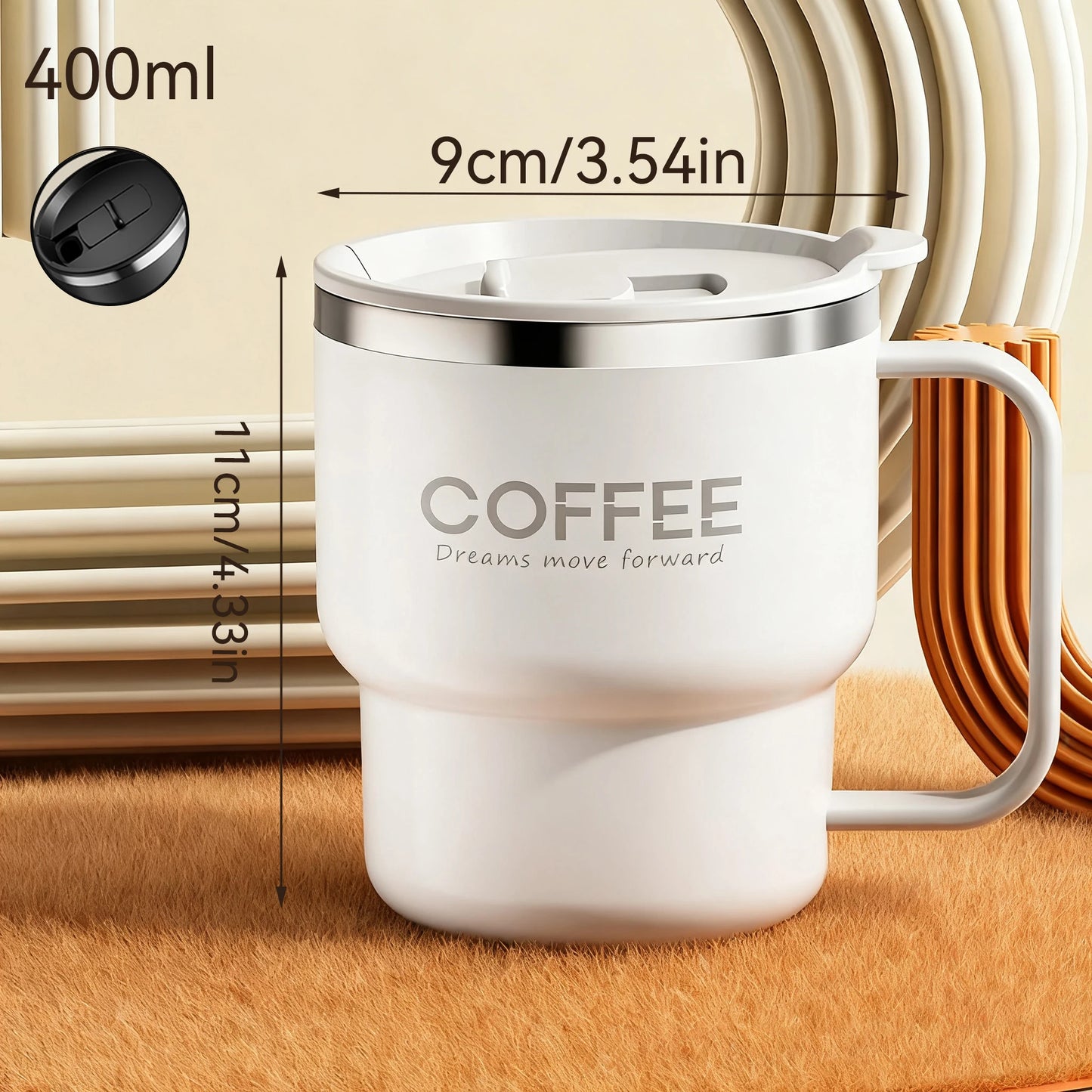 Double Layer Stainless Steel Coffee Mug | Insulated Drinkware