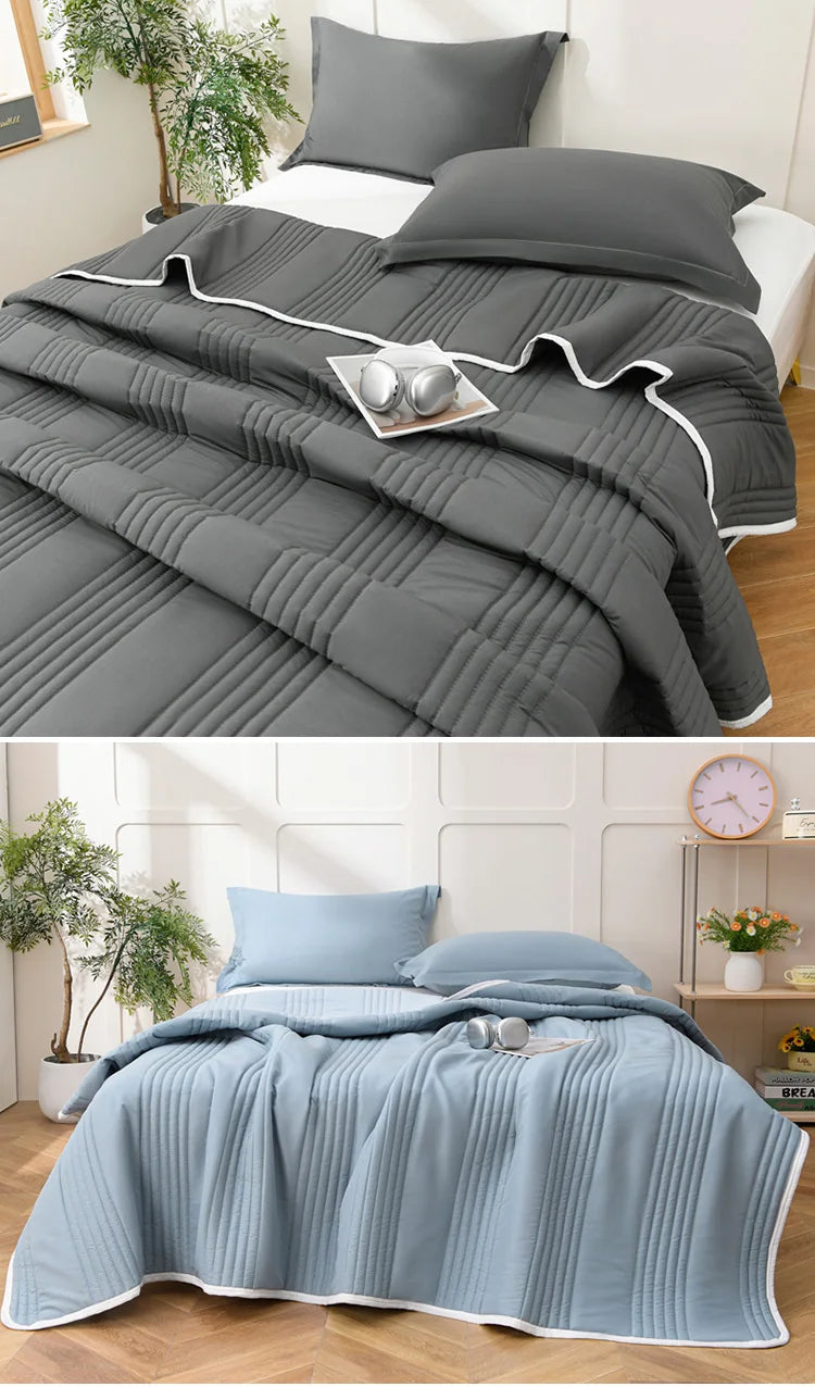 High-Quality Cool Air Blanket | Soft & Breathable Summer Quilt