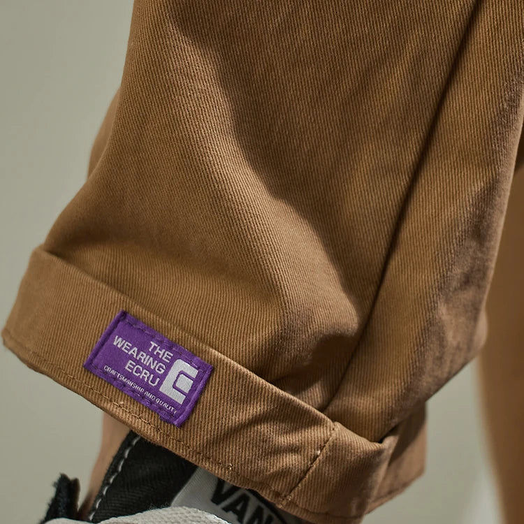 Men's Casual Tapered Cotton Cargo Pants | Stylish and Comfortable