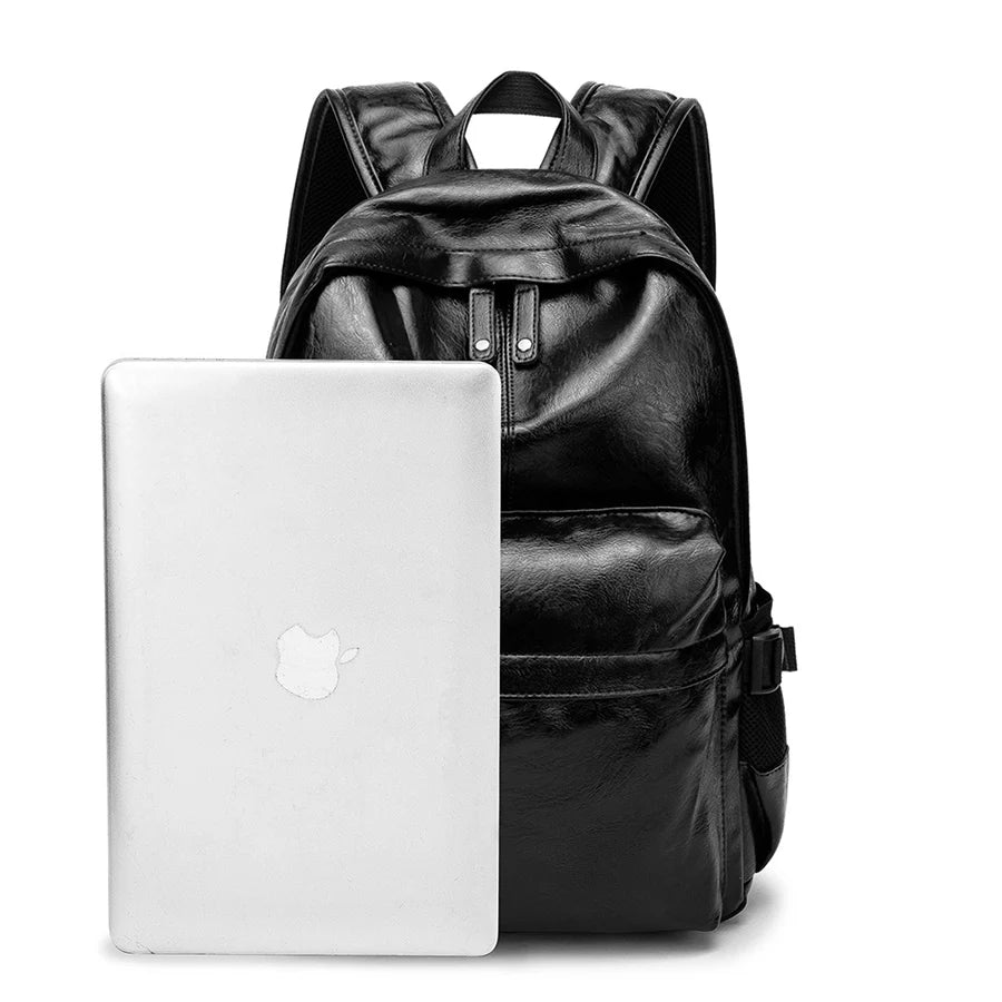 Stylish PU Leather Large Capacity Ladies Backpack | Versatile & Chic