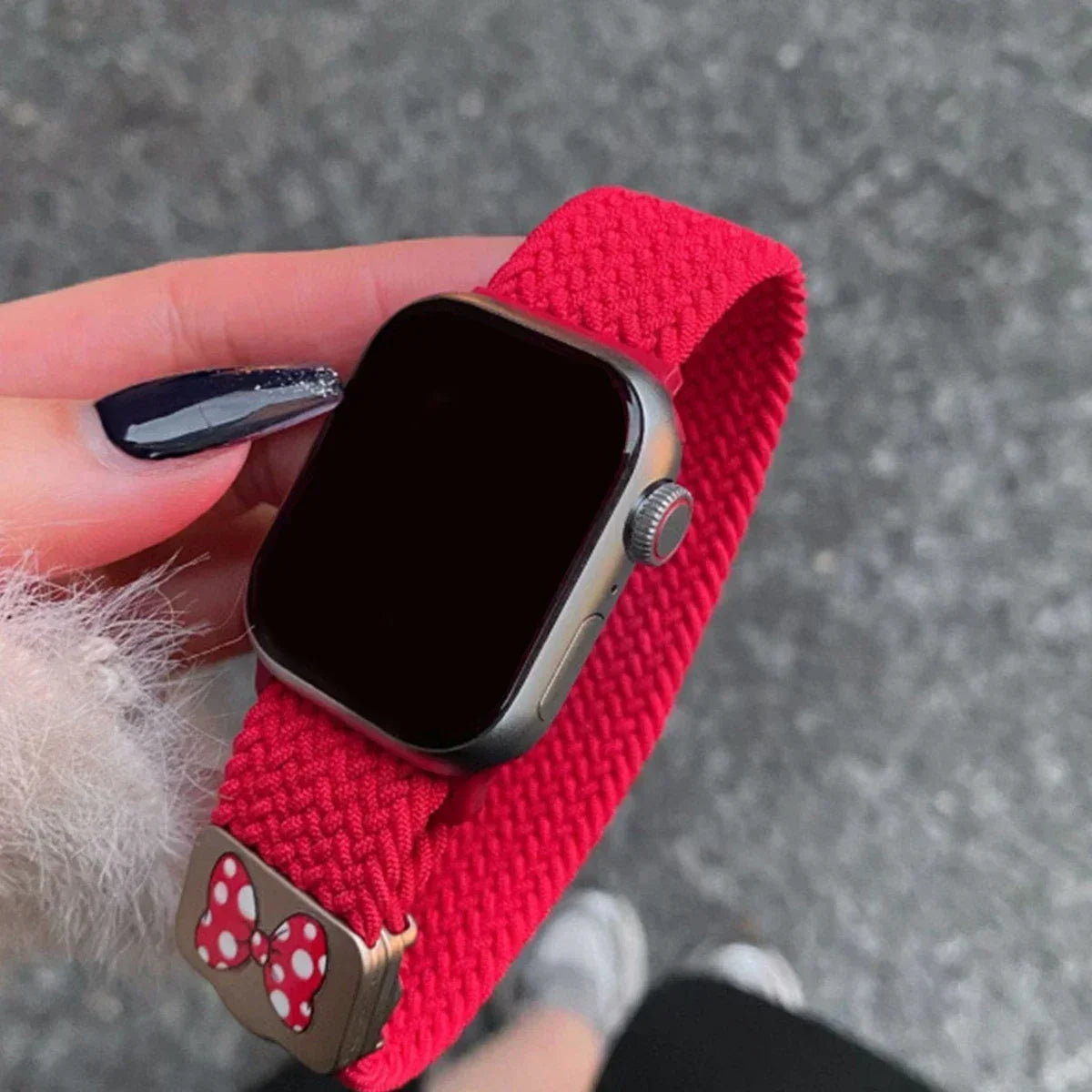 Braided Magnetic Nylon Band for Smartwatch | Comfortable Bracelet Strap