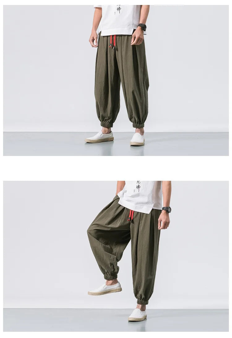 Oversized Men's Harem Pants | Comfortable Loose Fit Joggers