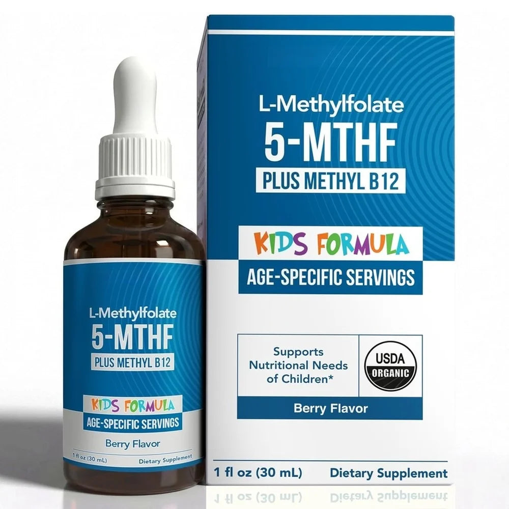 L-Methylfolate Kids Drops for Brain Development & Mood Balance
