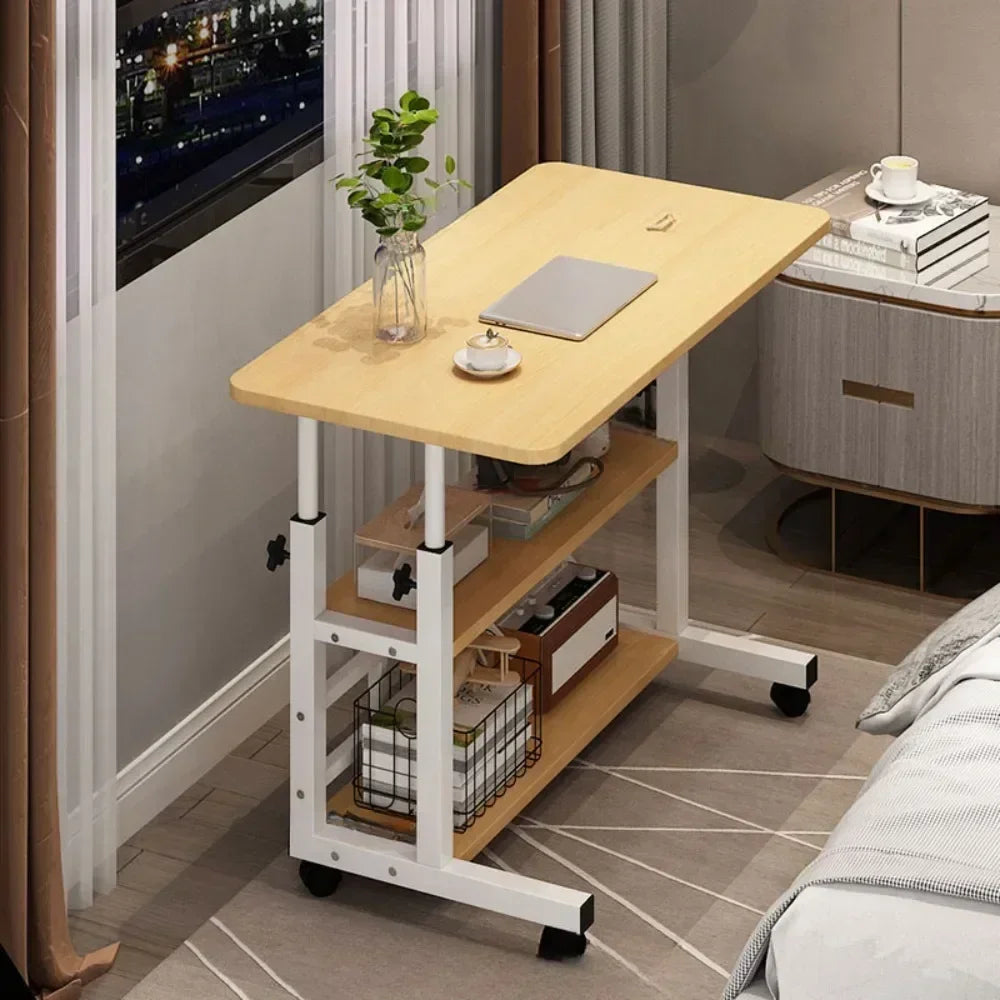 Adjustable Laptop Desk with Wheels | Portable Study Table