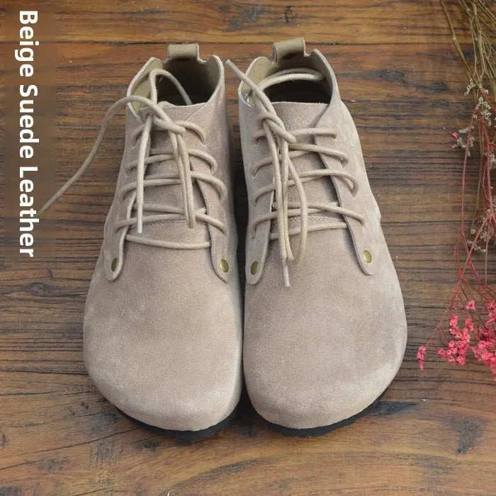 Handmade High Top Genuine Leather Shoes for Women | Stylish Comfort