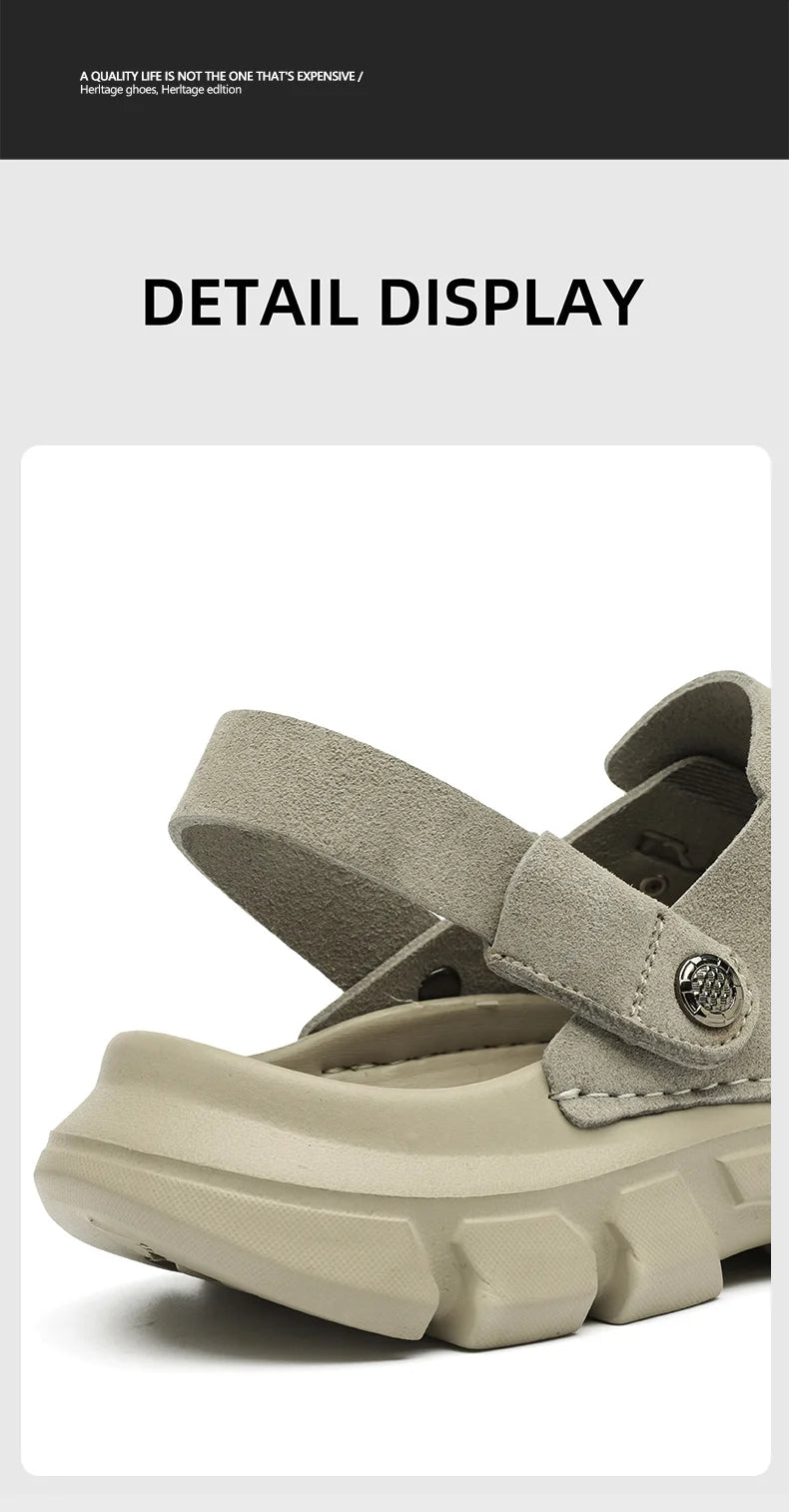 Men’s Two-Way Wearing Hollow Out Sandals | Breathable Summer Footwear