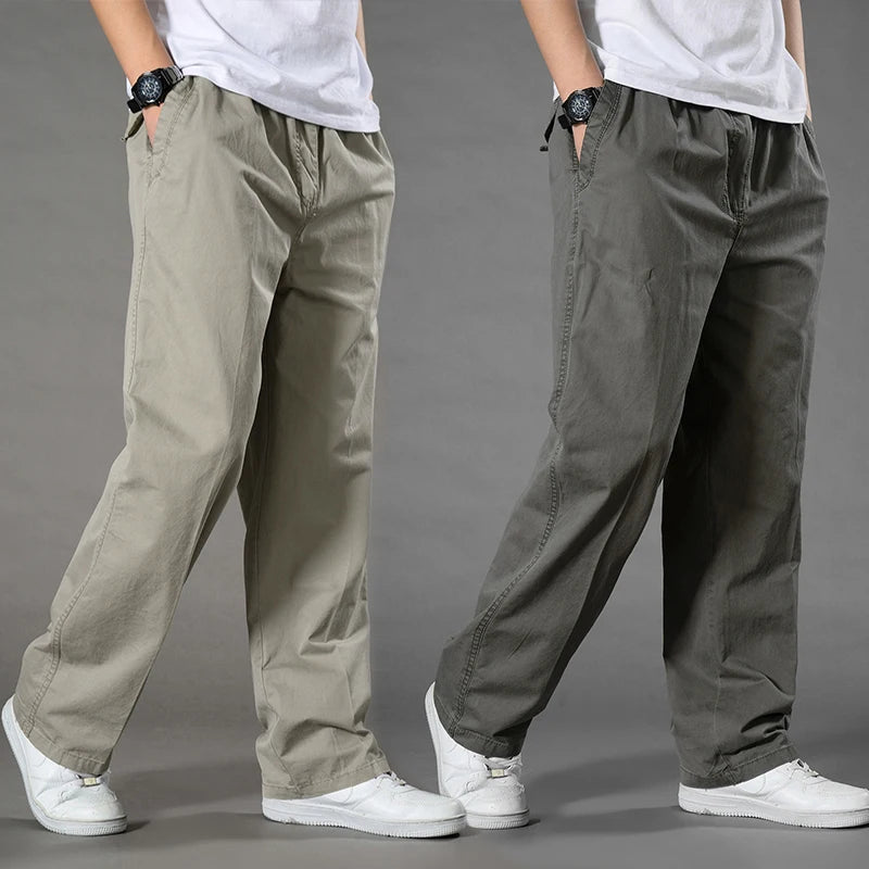 Men's Cotton Cargo Pants | Casual Sports Sweatpants for Every Day