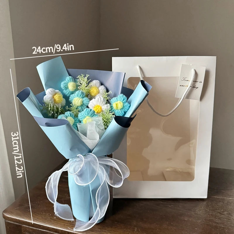 Ramo de flores de ganchillo hecho a mano | El regalo perfecto para cualquier ocasión