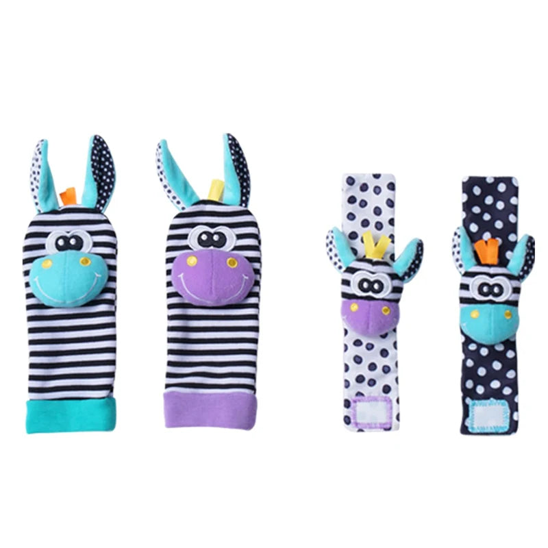 Cute Baby Rattle Socks Set for Infants | Fun and Safe Toys