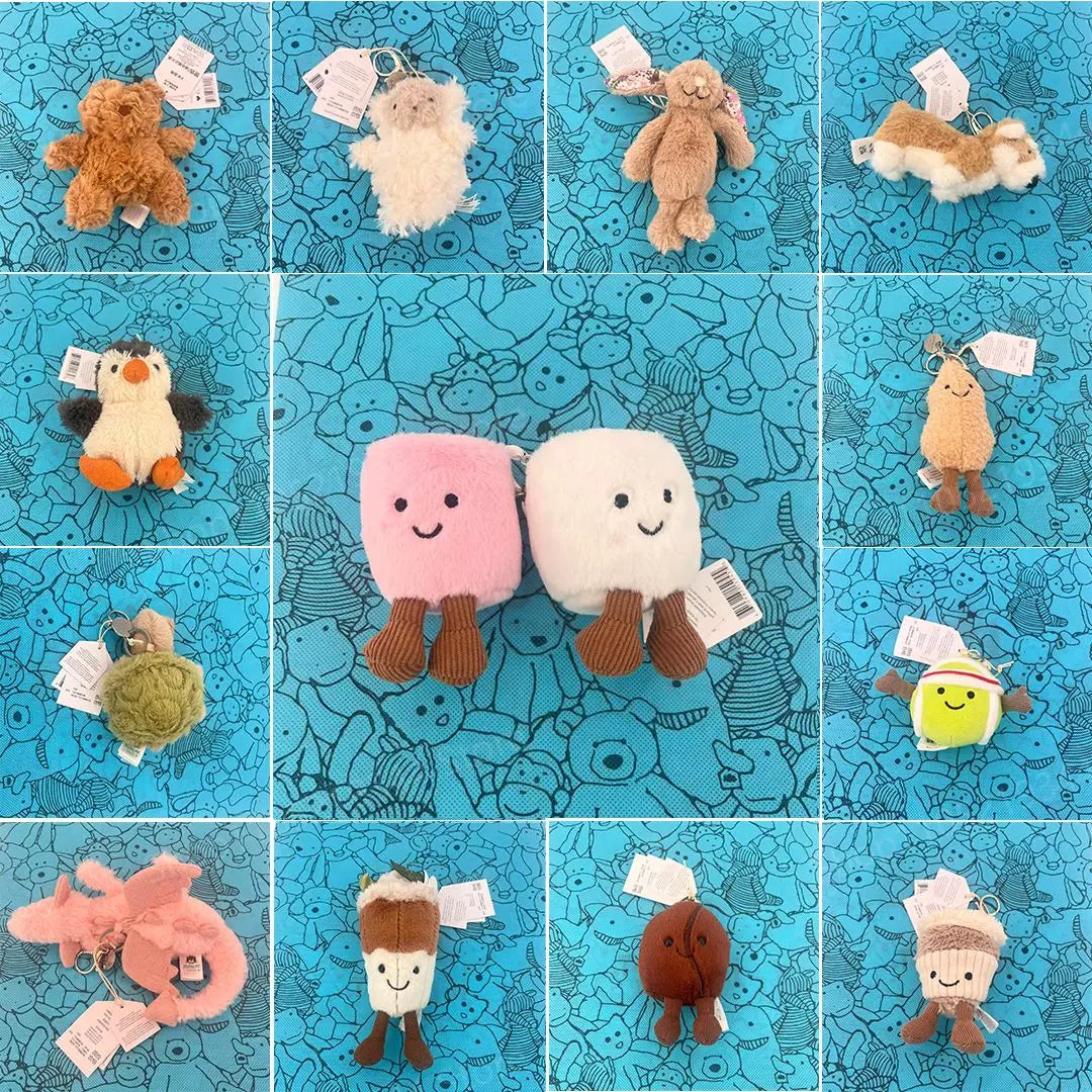 Cute Plush Toy Bag Charm | Adorable Kawaii Keychain