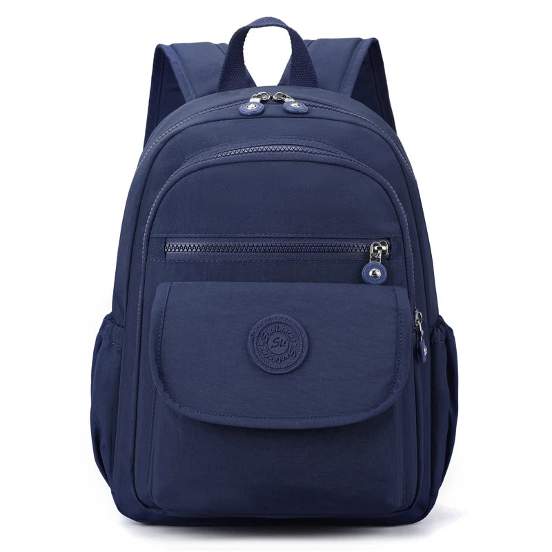 Stylish Lightweight Black Commuter Backpack for Women