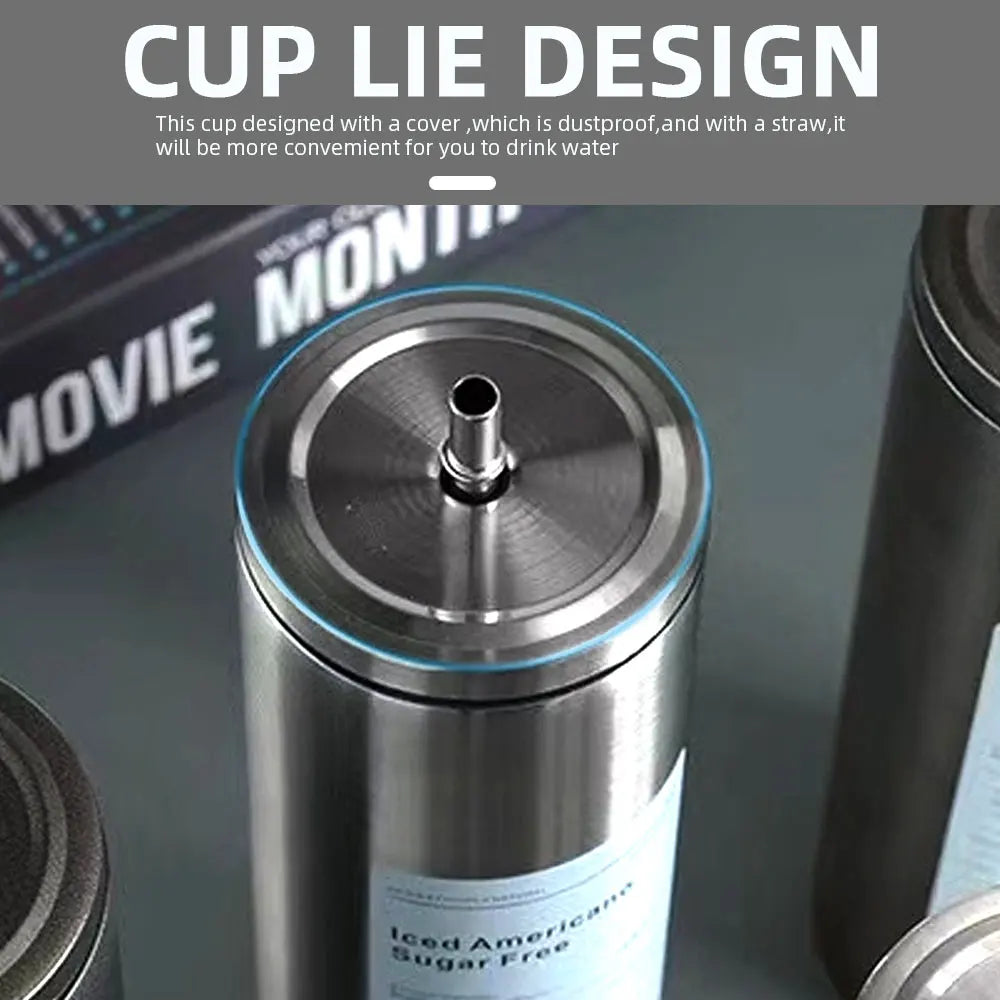 Stainless Steel Double-Layer Coffee Cup | Portable Insulated Mug