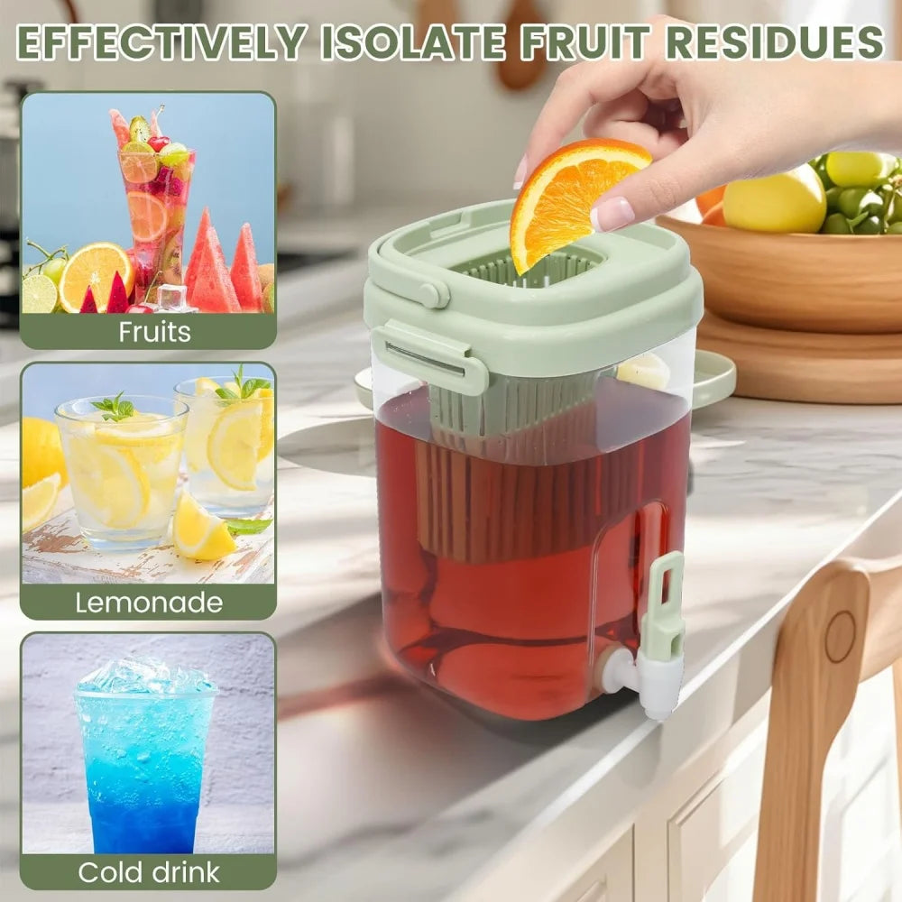 Large Capacity Portable Beverage Dispenser with Faucet