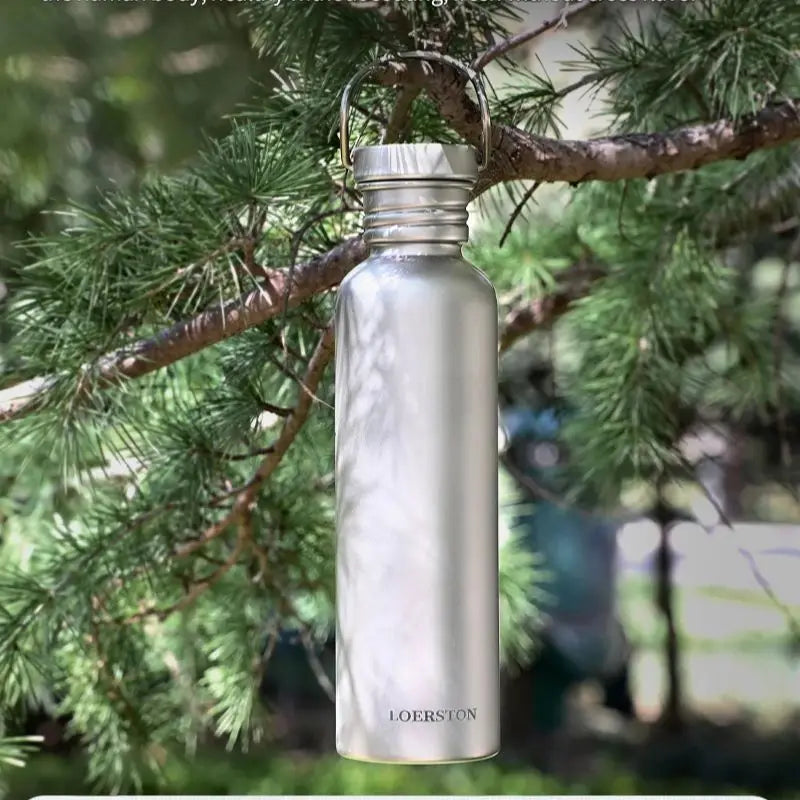 Durable Titanium Water Bottle for Outdoor Adventures | Sports Cycling Hiking