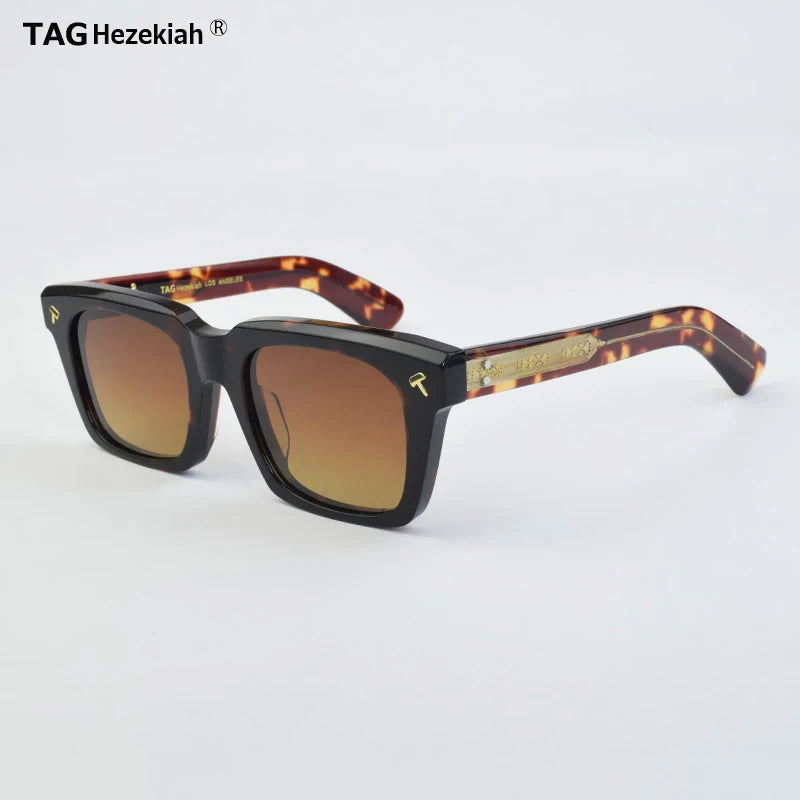 Men's Vintage Acetate Sunglasses | UV400 Stylish Eyewear