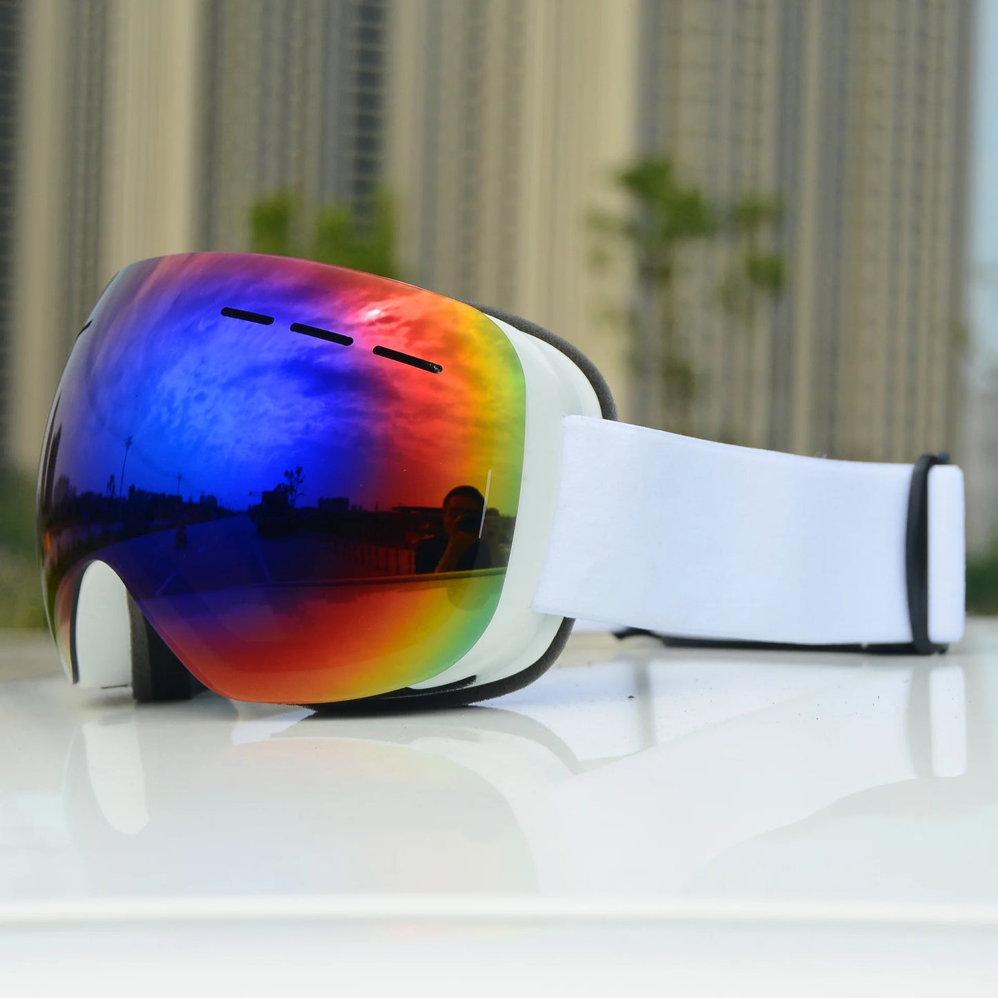 Premium Ski Goggles with Anti-Fog & UV400 Protection
