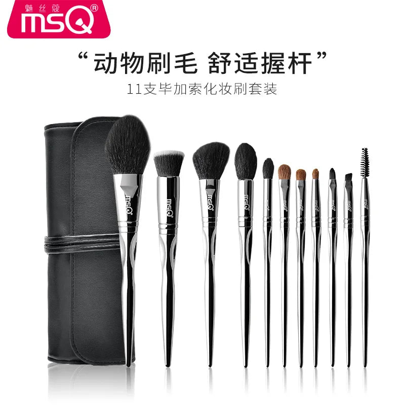 11PCS Professional Makeup Brush Set | Flawless Application Tool