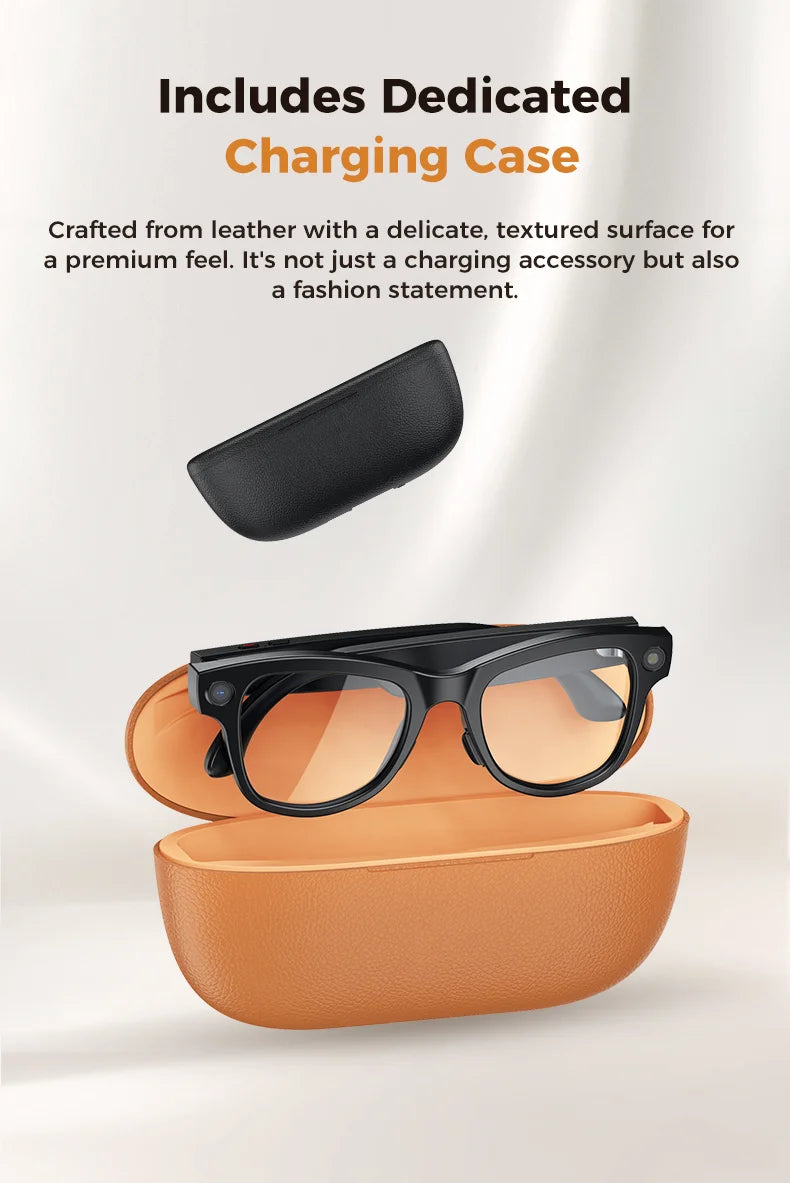 AI Smart Glasses | Real-Time Translation, Video Recording & Music