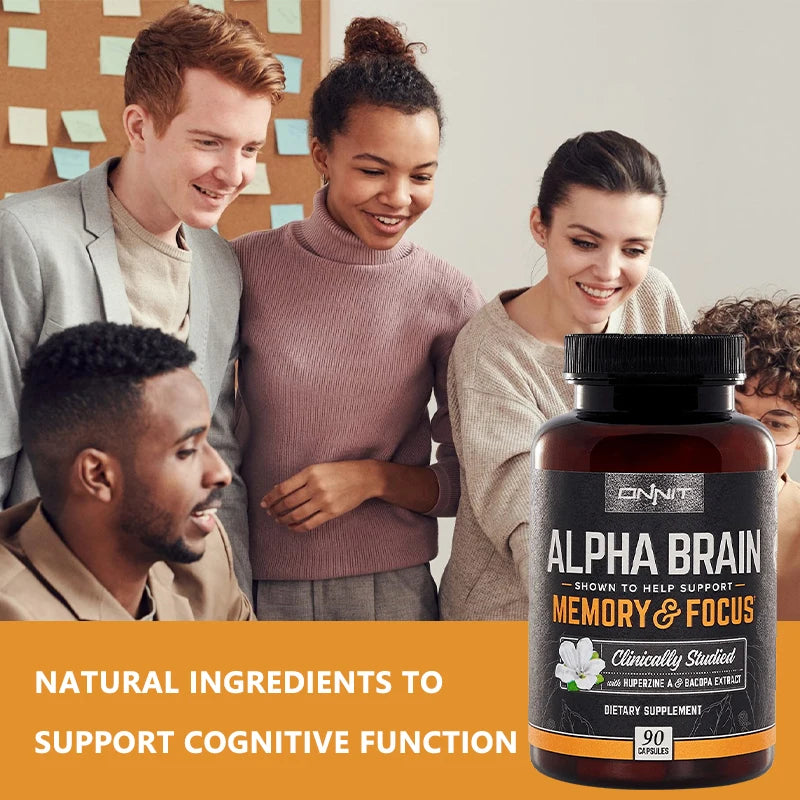 Premium Nootropic Brain Supplement for Focus & Memory