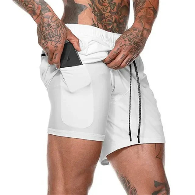Men's Double-Decker Sport Shorts | Perfect for Summer Fitness