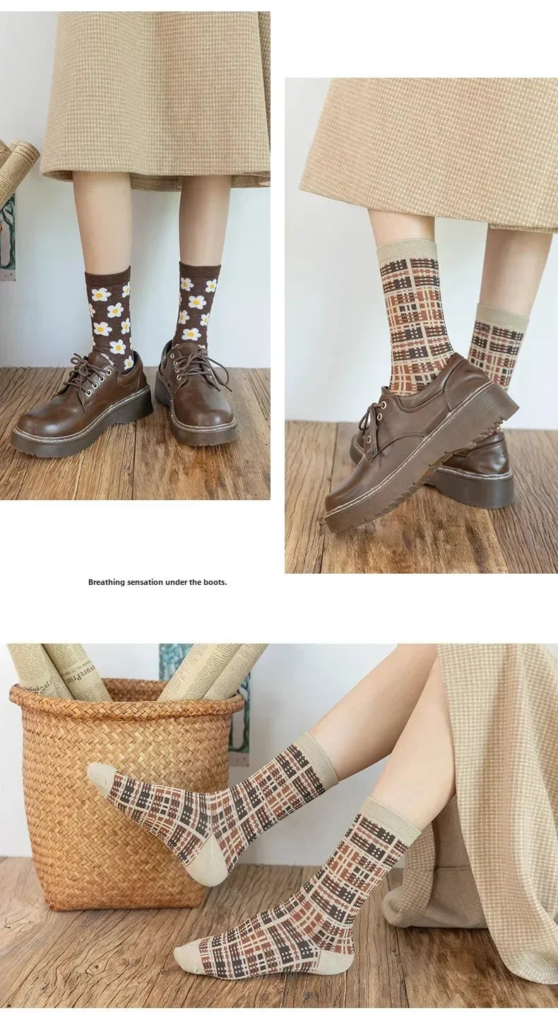 Fashionable Cotton Socks for Autumn & Winter | Warm & Cozy Style