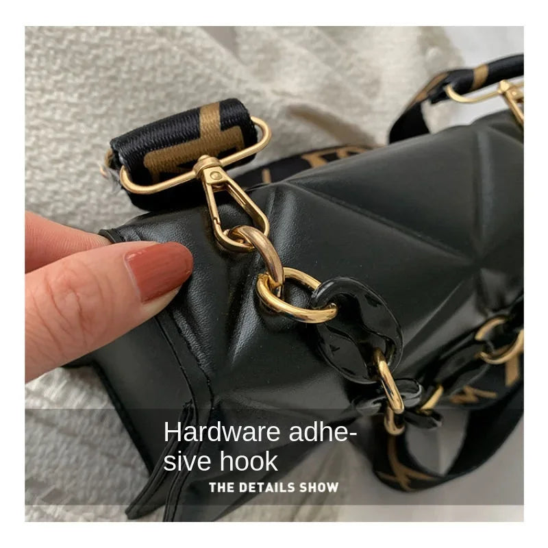 Bolso de hombro retro casual de moda para mujer | Amplio y elegante