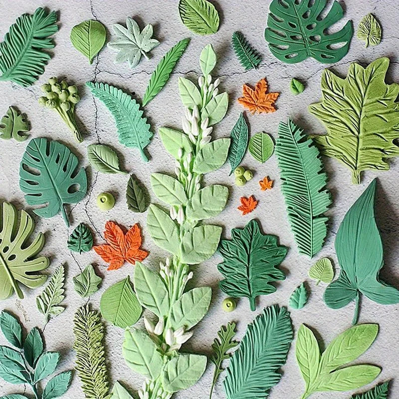 3D Silicone Leaves Mold | Perfect for DIY Crafting & Decorating