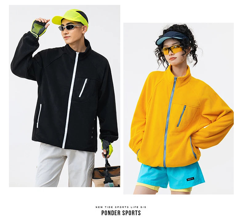 Lightweight Waterproof Fleece Jacket for Outdoor Adventures