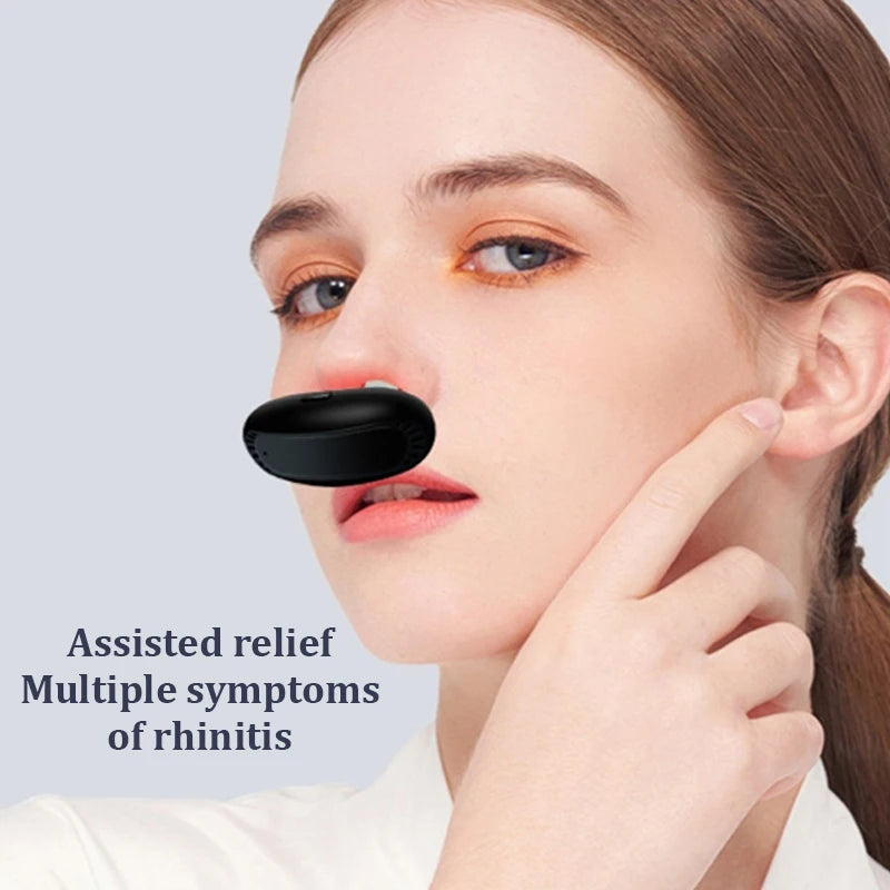 Smart Infrared Light Nose Massage Device for Allergy Relief