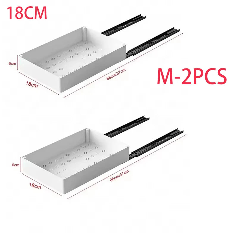 Pull-Out Kitchen Organizer Rack | Smart Storage Solution