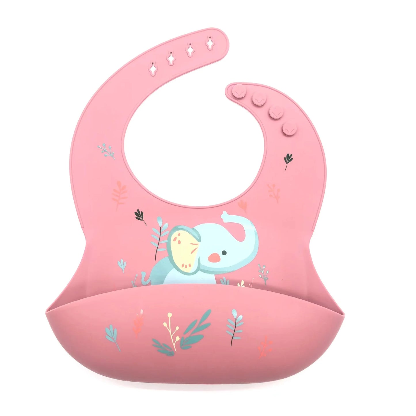Silicone Children's Tableware Set | Bib, Plate, Bowl & Spoon