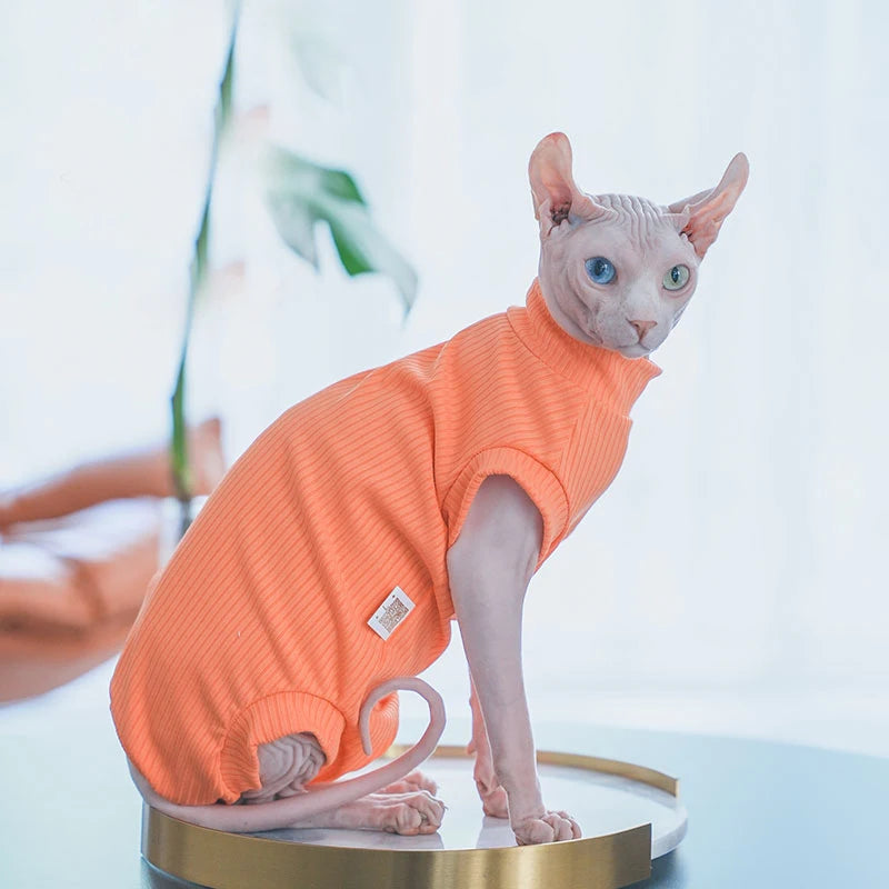Soft All Season Pajamas for Sphynx Cats | Comfortable Cat Vest