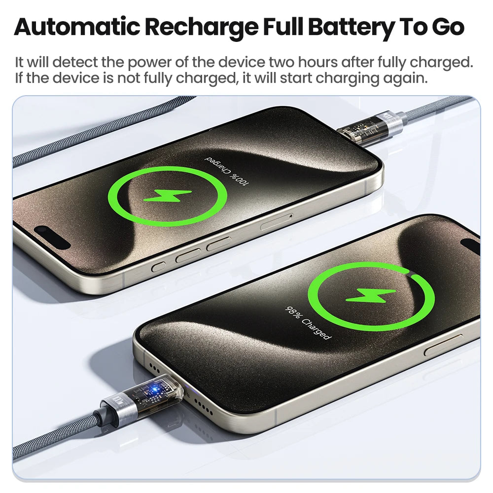 100W USB-C to USB-C Cable | Fast Charging & Data Transfer