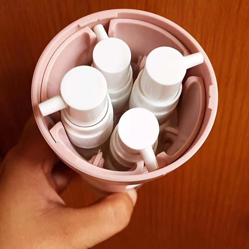 4 in 1 Refillable Travel Lotion and Shampoo Dispenser Bottles