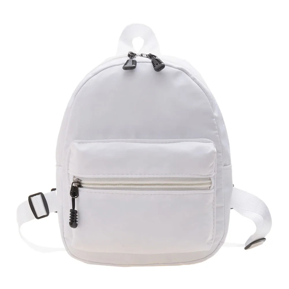 Stylish Solid Color Mini Backpack for Women | Casual Travel Rucksack