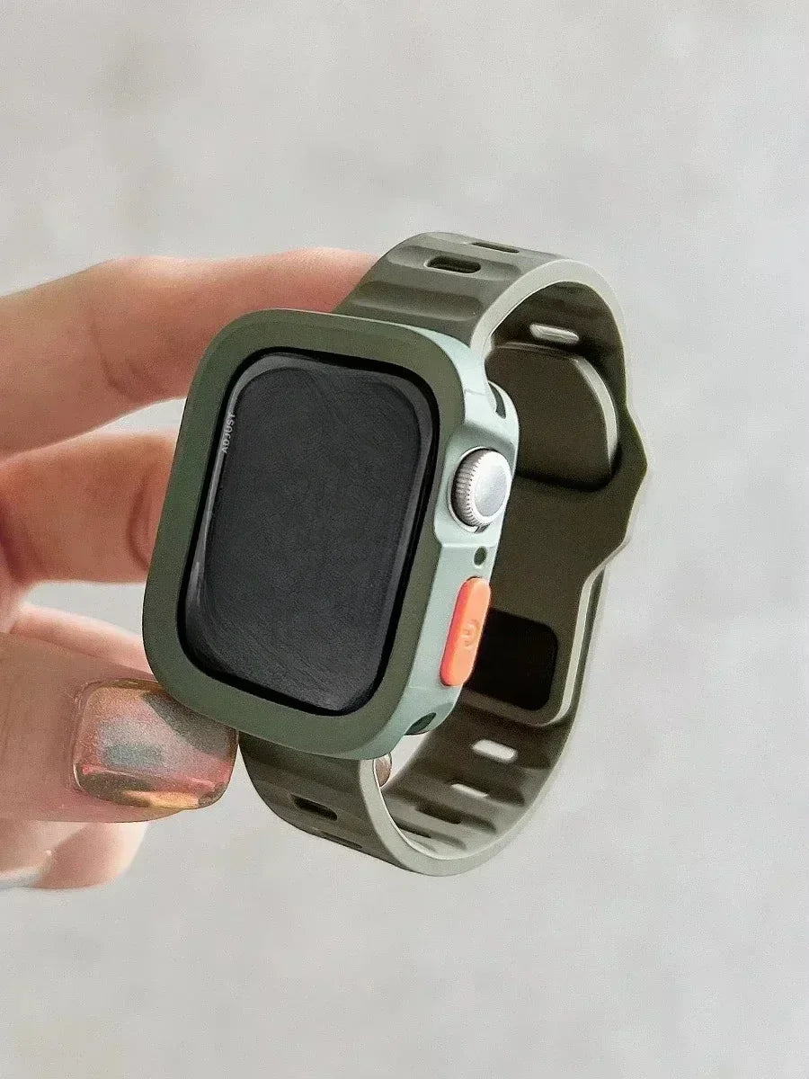 Silicone Case and Strap for Apple Watch | Stylish & Durable