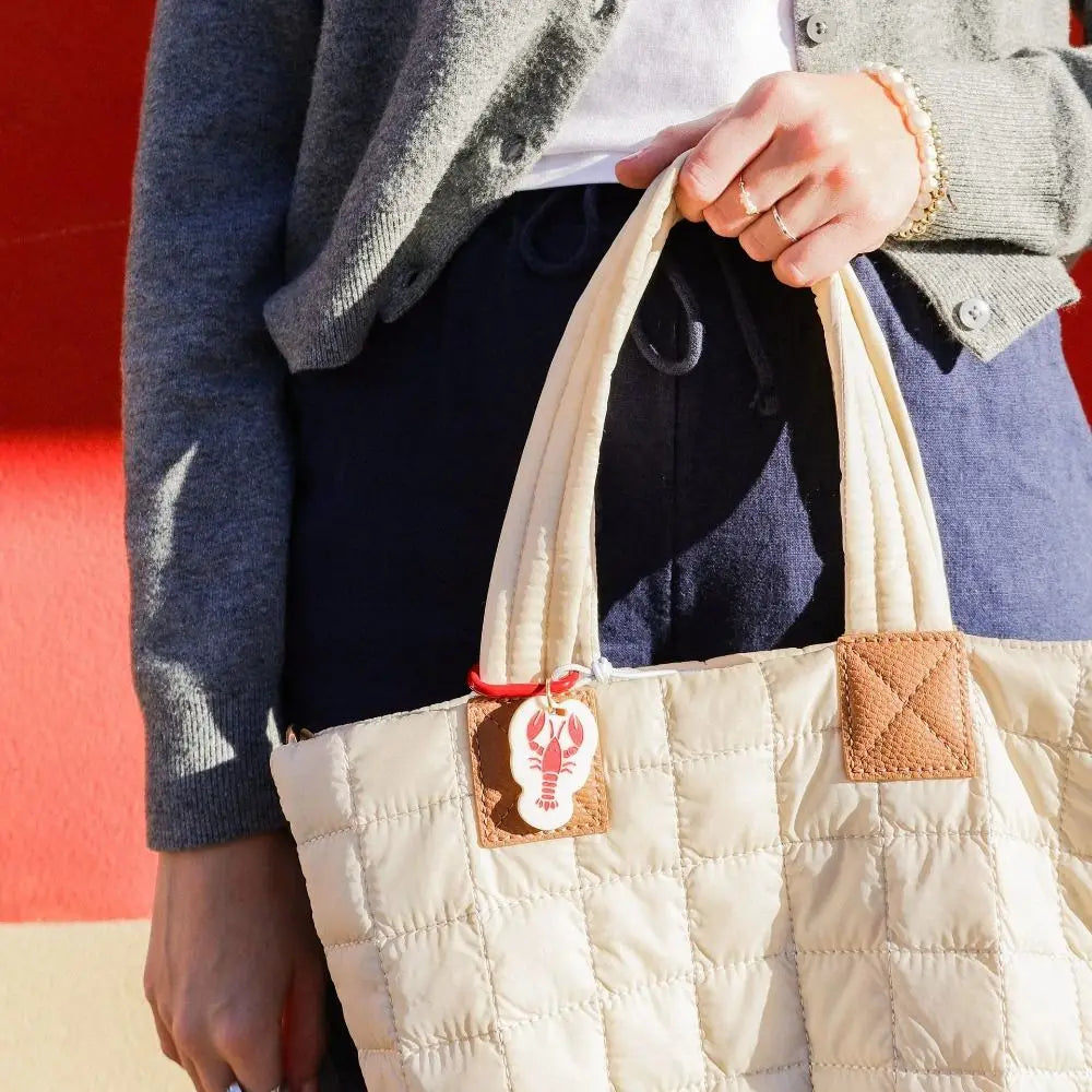 Retro Acrylic Charms Keyring | Cute Woven Pendant for Bags
