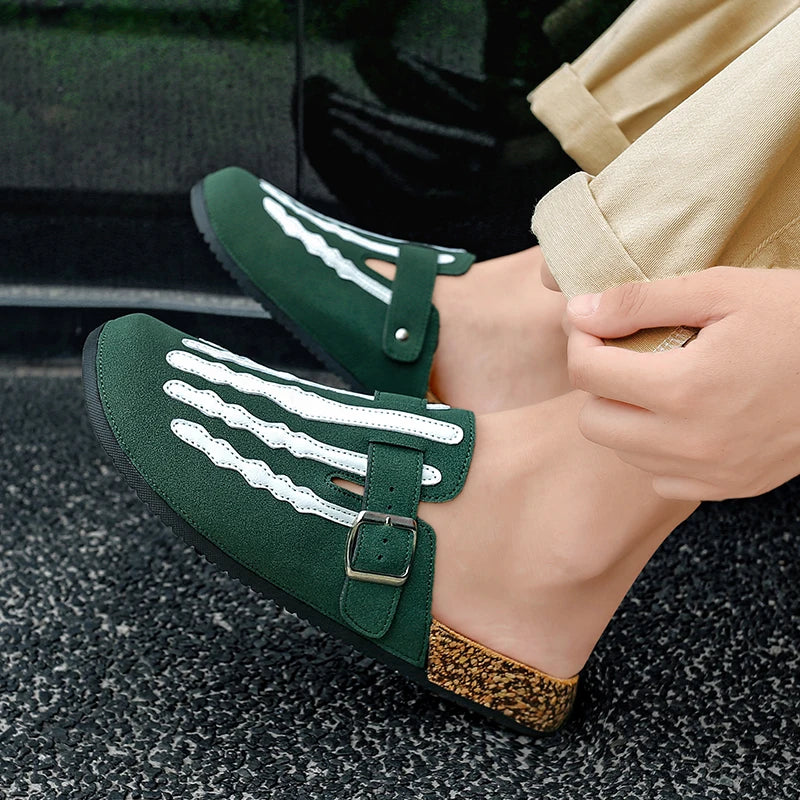 Men's Cork Clogs with Arch Support | Comfortable Indoor Footwear